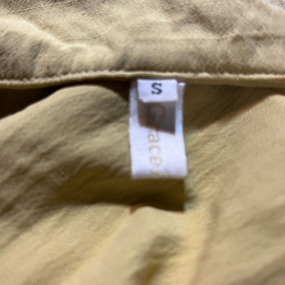 Grace & Chili vintage style DRESS SMALL soft Mustard color NWT 2011 - Picture 7 of 9